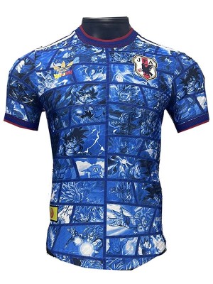 Japan maglia in edizione speciale uniforme da calcio del giocatore di dragon ball maglia da calcio sportiva blu da uomo 2024-2025